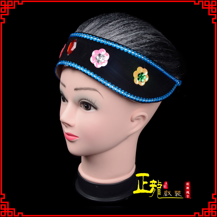 陆川老旦媒婆穷老太婆假发套 老旦头套