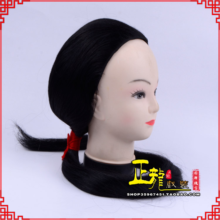 陆川古装影视演出头套花旦假发 真发古装发