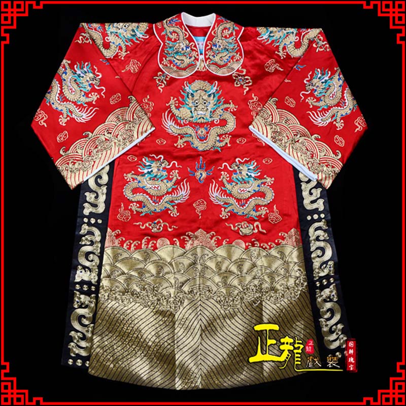 陆川皇帝蟒袍全金八宝团龙蟒