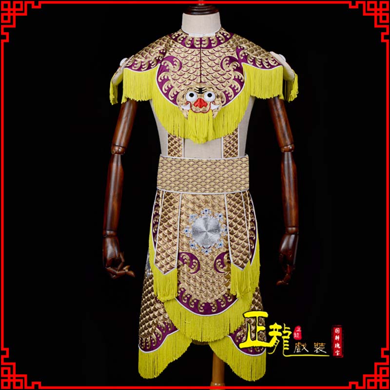 陆川武将士兵云肩鱼鳞侉子